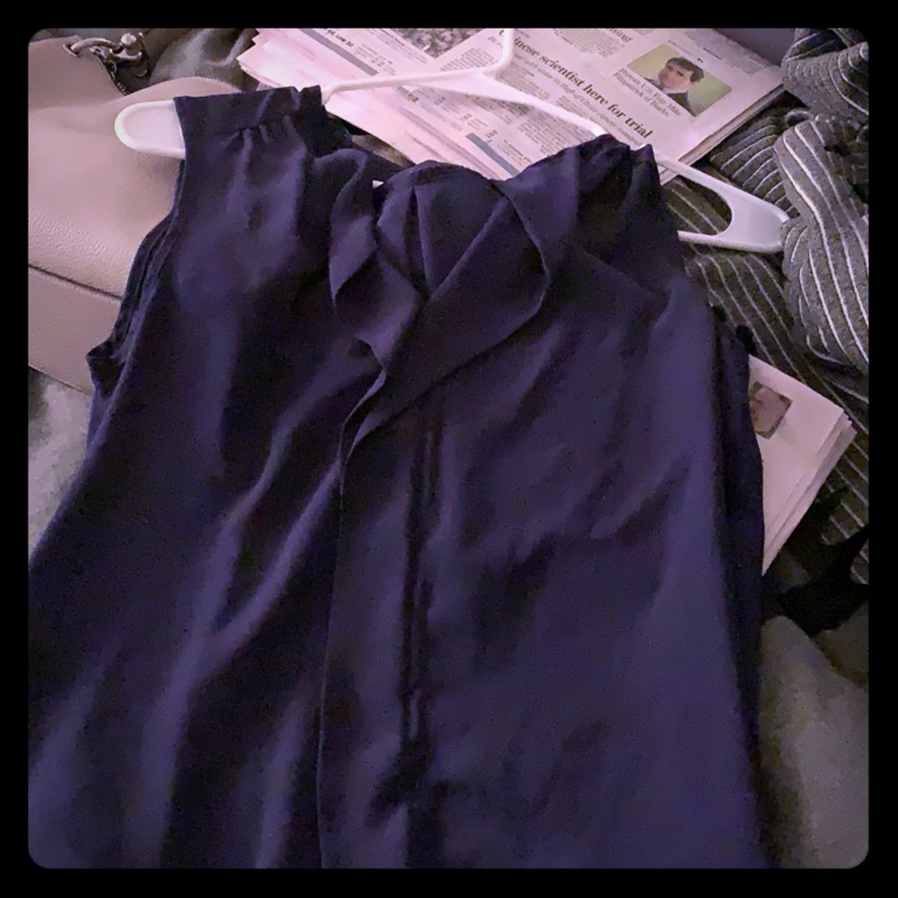 Blousy sleeveless shell
